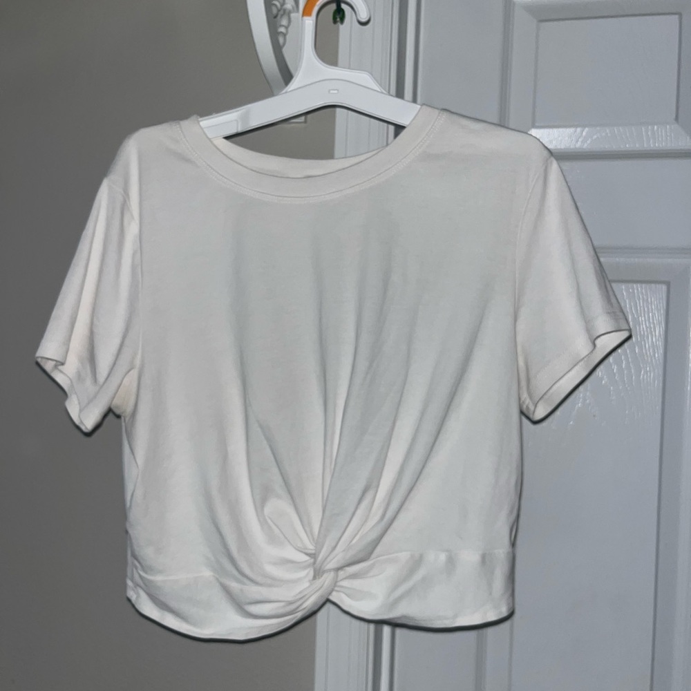 White Knotted Women's Top